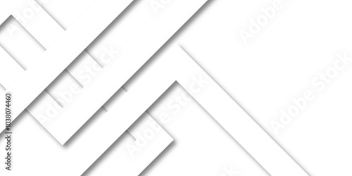 Abstract background with lines White background with diamond and triangle shapes layered in modern abstract pattern design Space design concept Suit for business, corporate, institution presentation.	