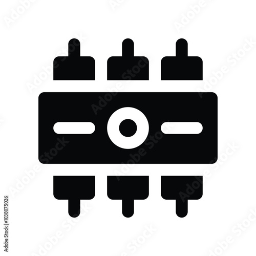 rom icon. vector glyph icon for your website, mobile, presentation, and logo design.