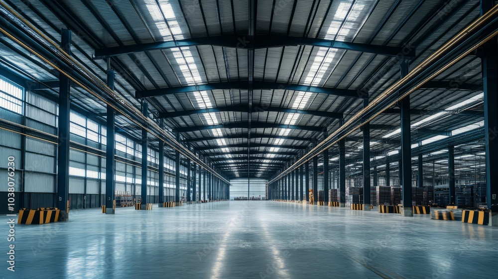 Warehouse with Metal Frame Warehouse with Metal Frame