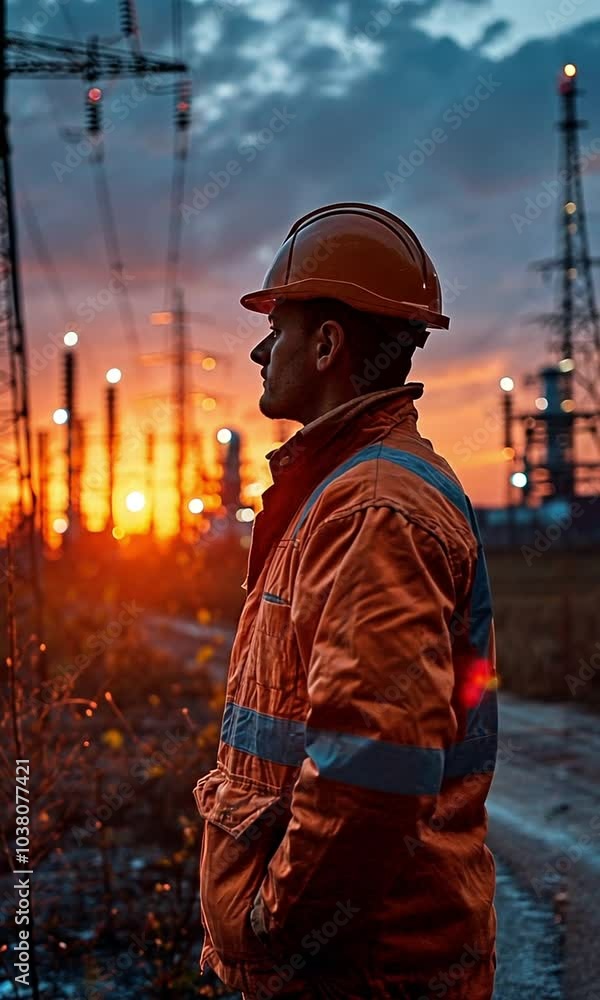 Before energy is commissioned, an energy engineer examines the contemporary machinery of an electrical substation.
Before energy is commissioned, an energy engineer examines the contemporary machinery of an electrical substation.