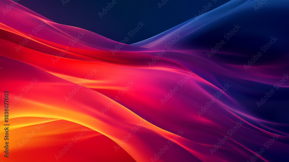 3d neon abstract gradient wave background. abstract neon background concept. Ai generative 3d neon abstract gradient wave background. abstract neon background concept. Ai generative