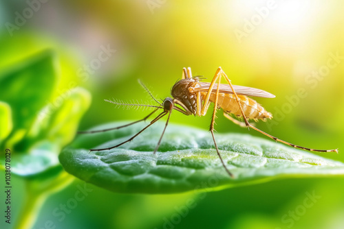 Wallpaper Mural Mosquito on a Leaf Torontodigital.ca