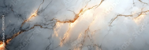 Elegant marble texture featuring golden veins with a smooth and polished surface