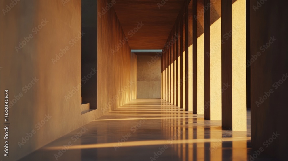 Fototapeta premium Golden Corridor