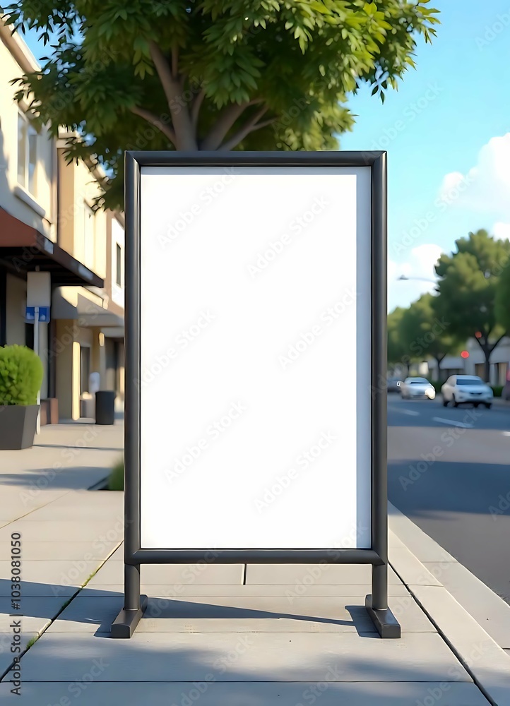 Road Side Blank Sign Board For Mockup Road Side Blank Sign Board For Mockup