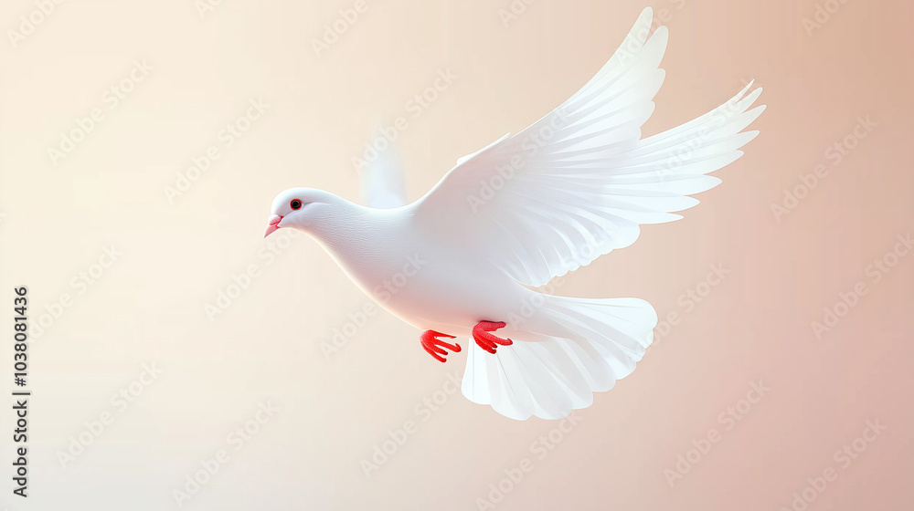The Elegance of Peace Dove Soaring in Stillness
The Elegance of Peace Dove Soaring in Stillness
