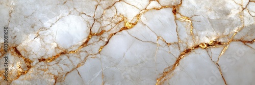 Elegant marble texture featuring golden veins with a smooth and polished surface