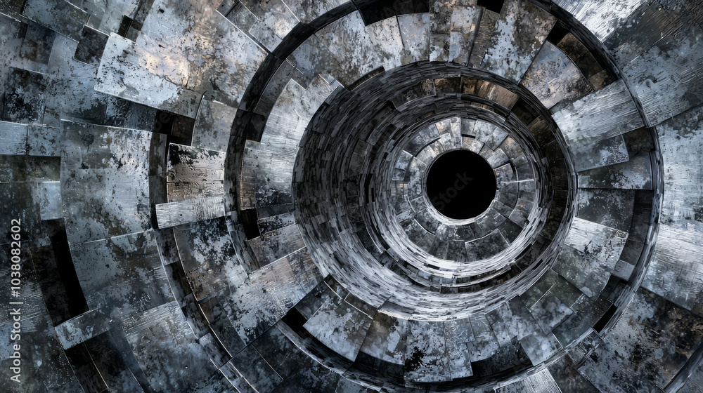 Cybernetic abstract background with metallic textures in shades of grey, symbolizing technology and futurism. Cybernetic abstract background with metallic textures in shades of grey, symbolizing technology and futurism.