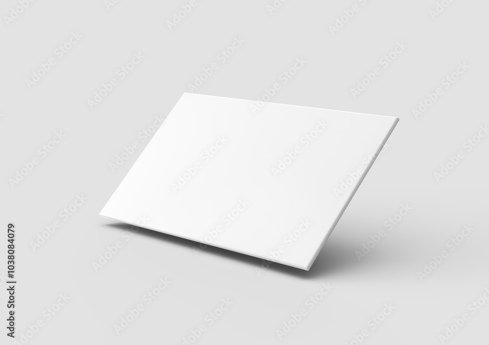 A Clean White Business Card Mockup Design Showcasing A Branding Card Template 3D Illustration A Clean White Business Card Mockup Design Showcasing A Branding Card Template 3D Illustration