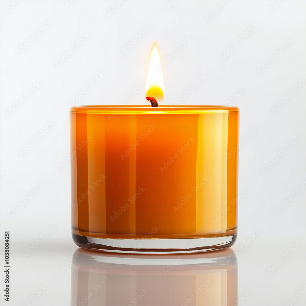 Serene Orange Candle in Glass Holder, Perfect for Cozy Moments
Serene Orange Candle in Glass Holder, Perfect for Cozy Moments