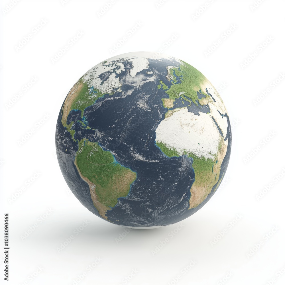 Fototapeta premium Simple ESG Graphic Featuring a Globe