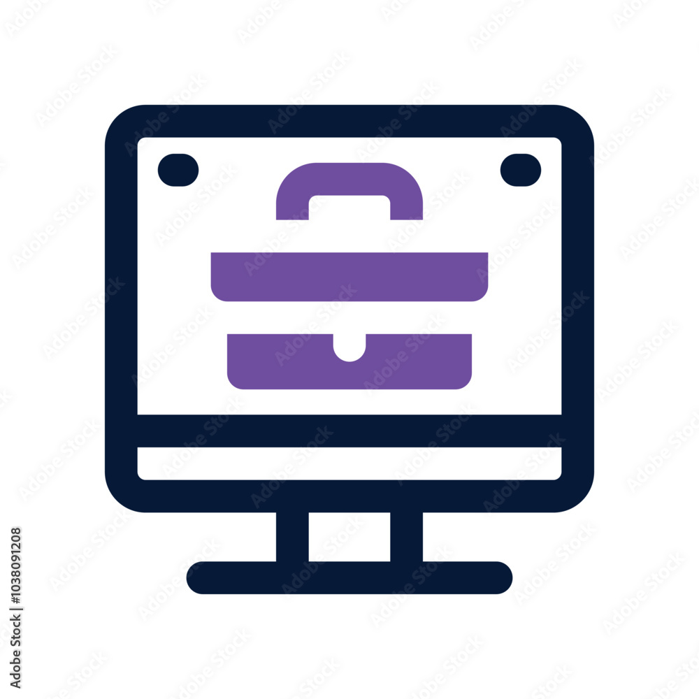 computer icon. vector dual tone icon for your website, mobile, presentation, and logo design. computer icon. vector dual tone icon for your website, mobile, presentation, and logo design.