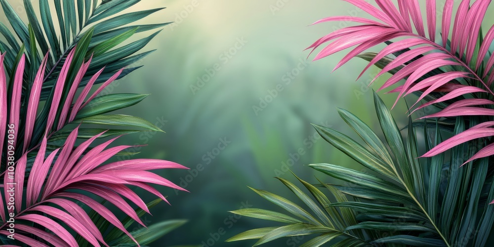 Fototapeta premium Colorful Tropical Leaves for Natural Backgrounds