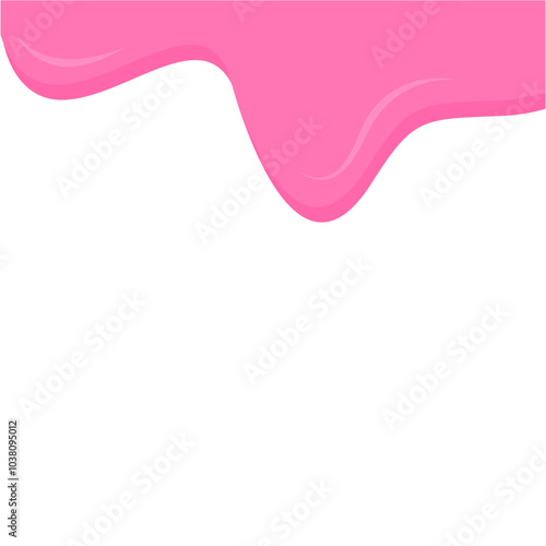 Strawberry Cream or Pink Melt Illustration 