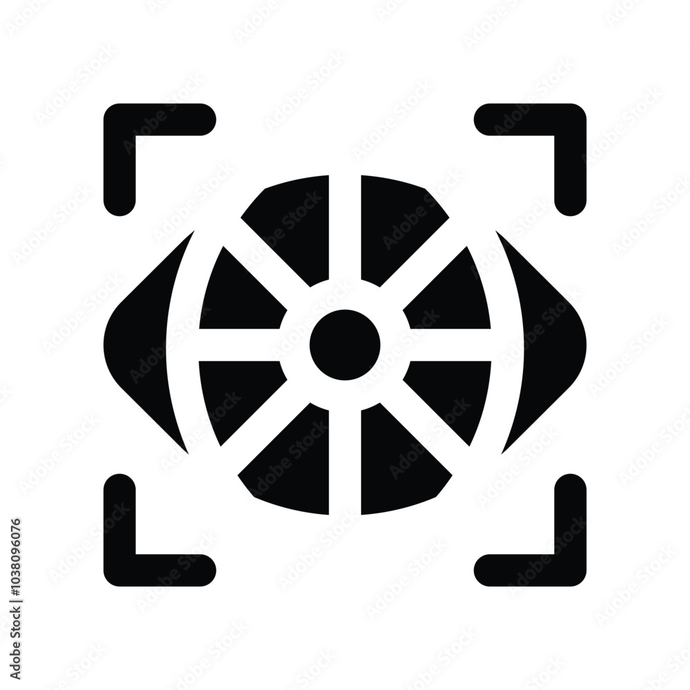 eye scan icon. vector glyph icon for your website, mobile, presentation, and logo design. eye scan icon. vector glyph icon for your website, mobile, presentation, and logo design.
