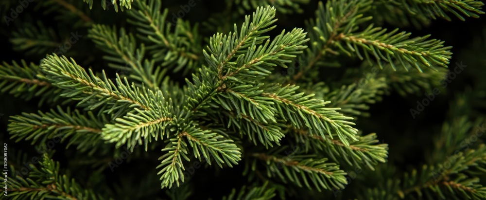 The Lush Green Pine Branch The Lush Green Pine Branch