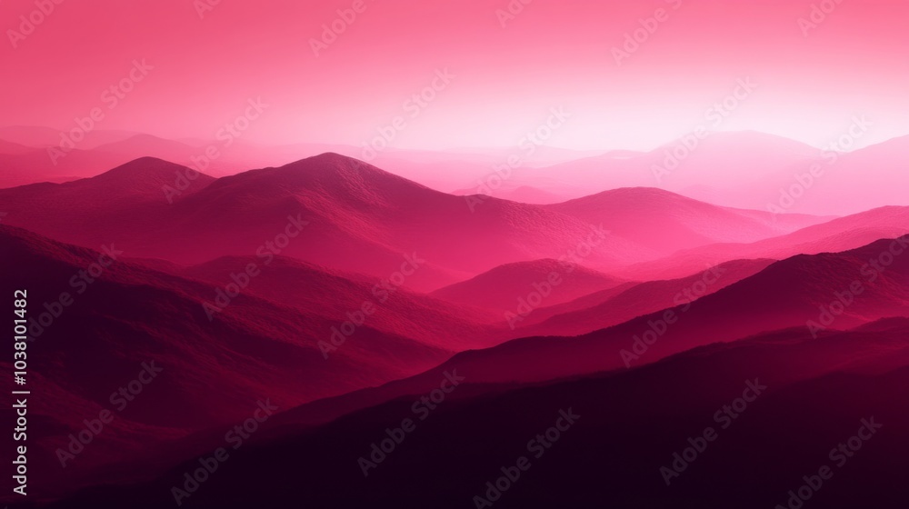 Serene Gradient Landscape with Soft Diffused Lighting Serene Gradient Landscape with Soft Diffused Lighting