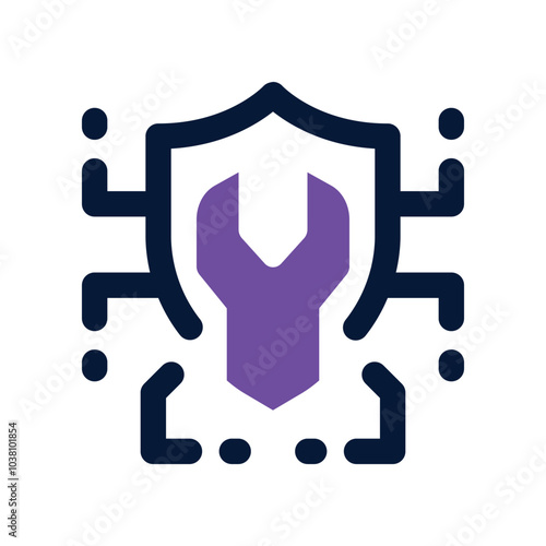 protection icon. vector dual tone icon for your website, mobile, presentation, and logo design.