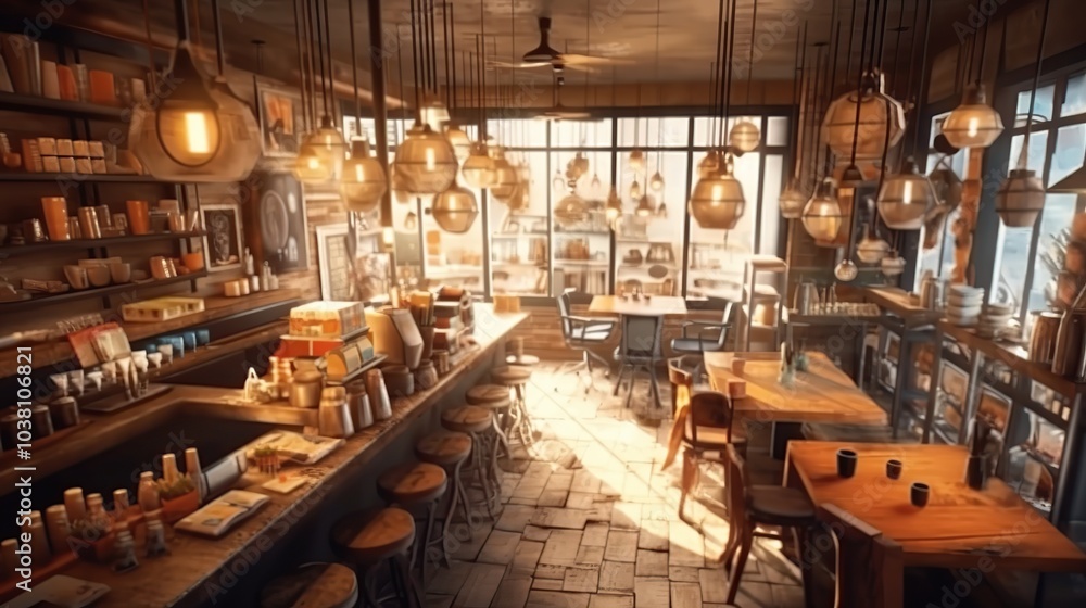 Cozy Cafe Interior Cozy Cafe Interior