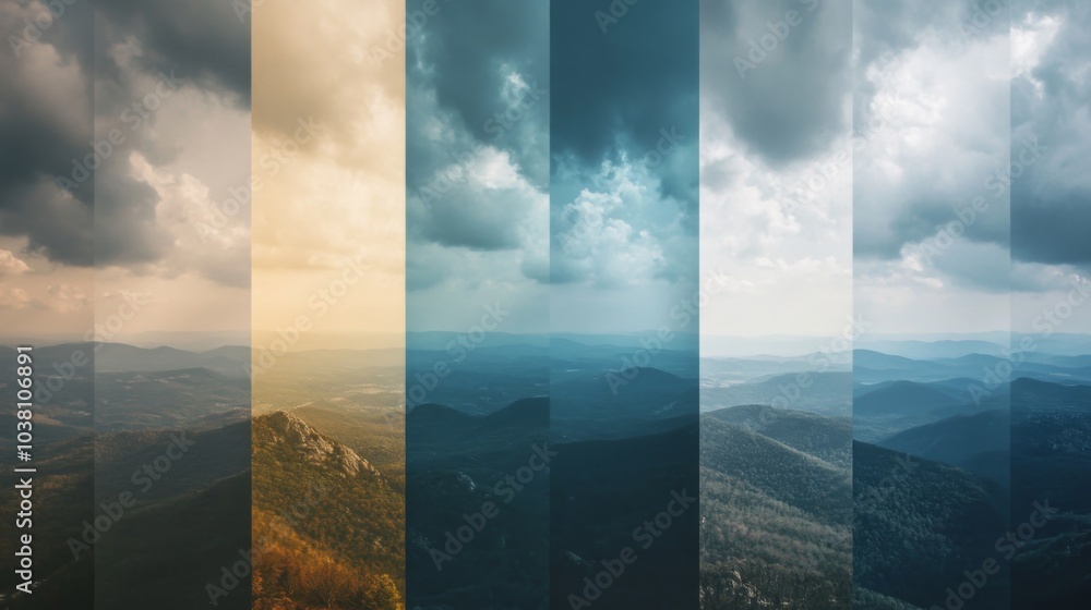 Smooth Gradient Tones in Natural Landscape Views Smooth Gradient Tones in Natural Landscape Views