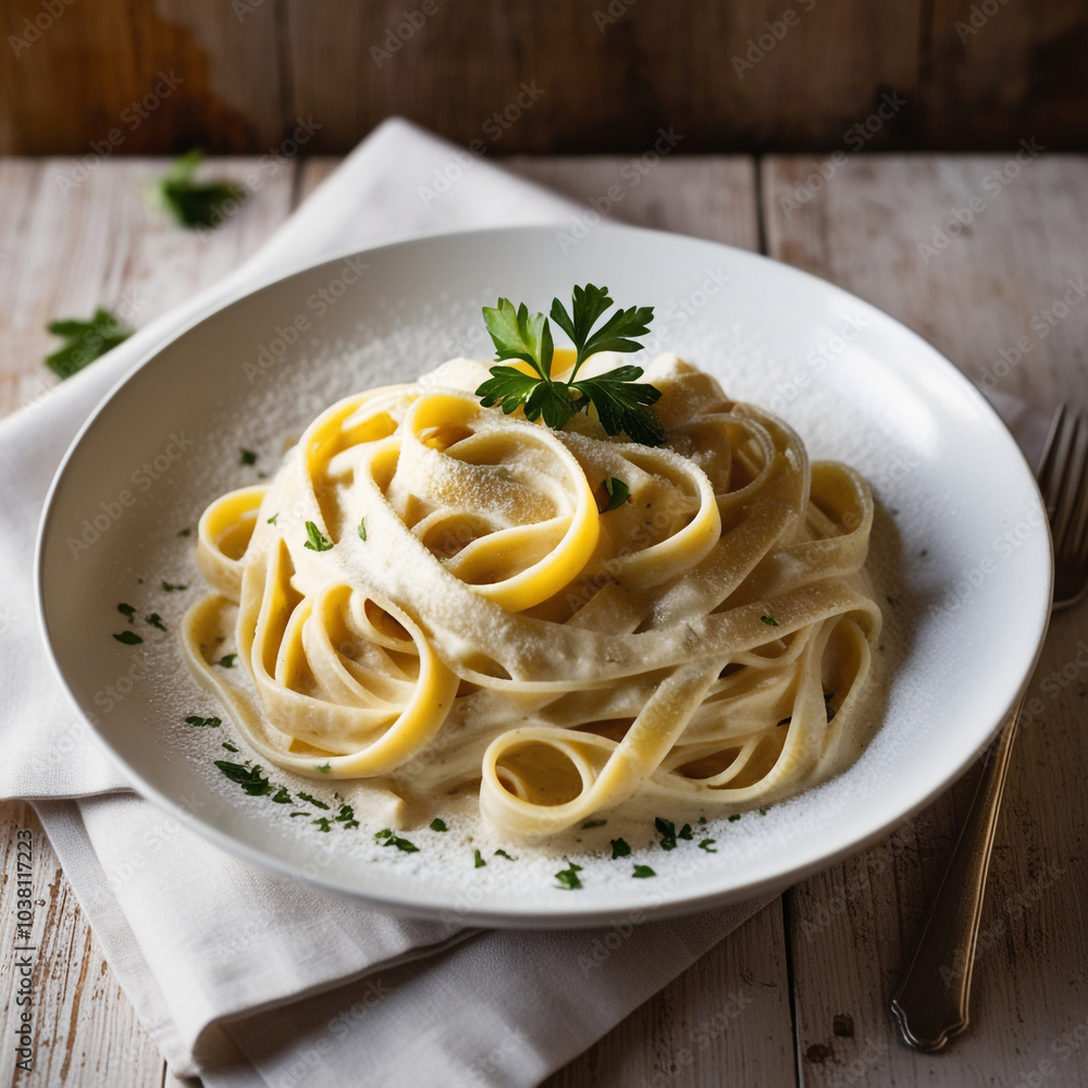 Photography of A plate of yummy healthy meal Italian spaghetti, pasta with tomatoes and white sauce on it. Photography of A plate of yummy healthy meal Italian spaghetti, pasta with tomatoes and white sauce on it.
