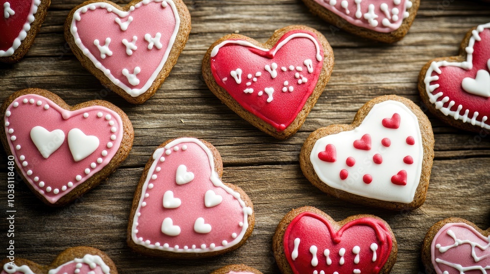 Romantic wallpaper with heart-shaped hearts in various shades of pink, red, and white, arranged on a festive Valentine Day backdrop. Romantic wallpaper with heart-shaped hearts in various shades of pink, red, and white, arranged on a festive Valentine Day backdrop.