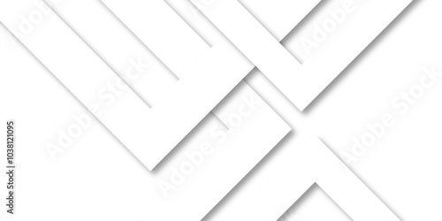 Abstract background with lines White background with diamond and triangle shapes layered in modern abstract pattern design Space design concept Suit for business, corporate, institution presentation.	