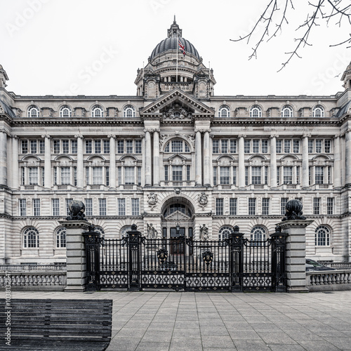 victorian style architecture and cultural heritage of Liverpol England photo