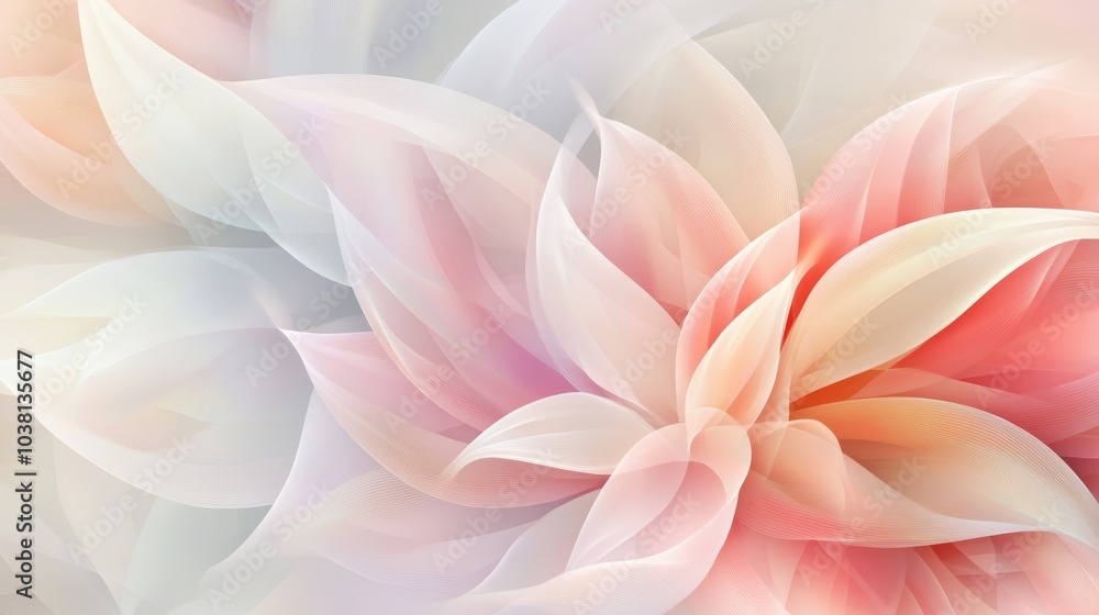 A soft, pastel floral composition featuring delicate petals in shades of pink and white, creating a serene, ethereal atmosphere. A soft, pastel floral composition featuring delicate petals in shades of pink and white, creating a serene, ethereal atmosphere.