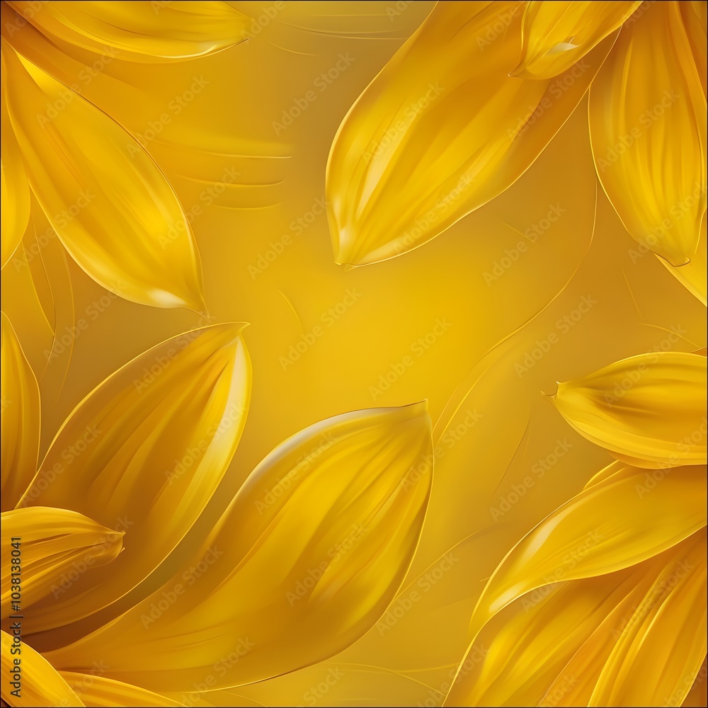 Obraz premium Sunflower(Loyalty, Happiness)_ A bright, uplifting abstract background made of sunflower petals.