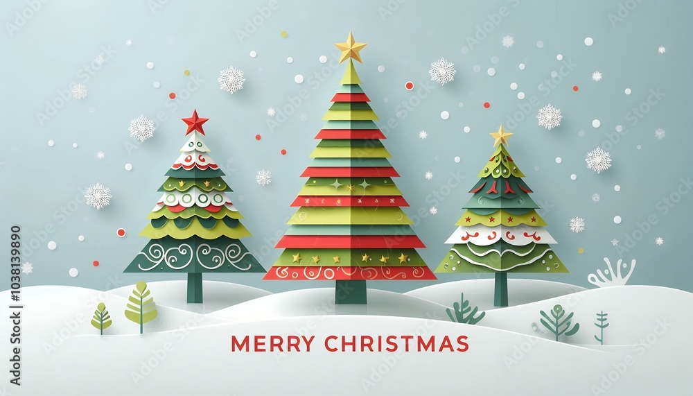 Naklejka premium A variety of Christmas card collection. Christmas gift card and invitation set with lettering.