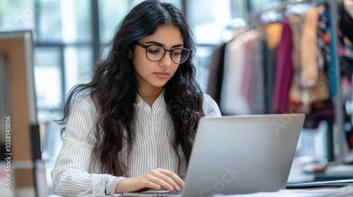 The Working Woman with Laptop