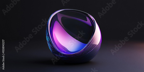 bulb on black background