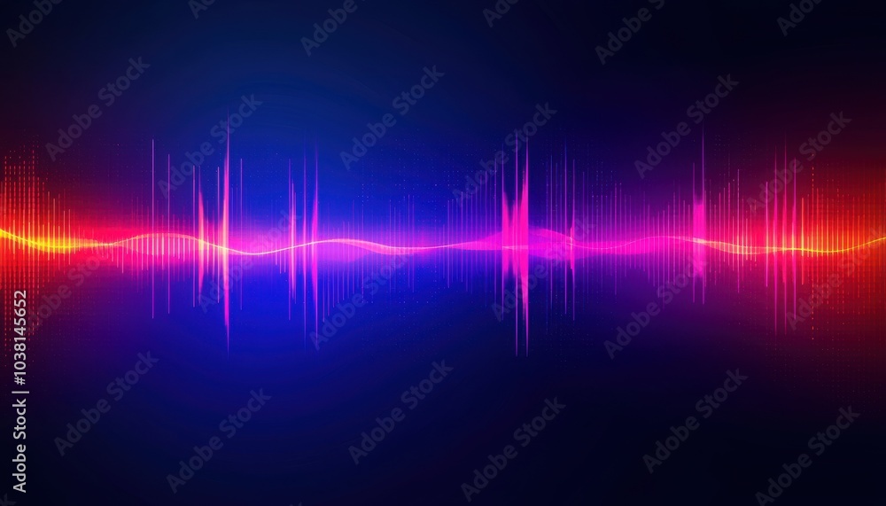 An abstract representation of sound waves in vibrant colors, illustrating audio frequencies and dynamics. An abstract representation of sound waves in vibrant colors, illustrating audio frequencies and dynamics.