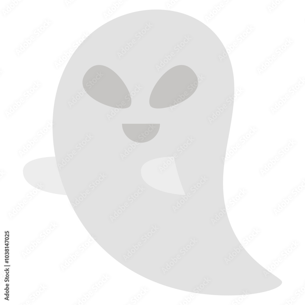 flying ghost flat icon illustration flying ghost flat icon illustration