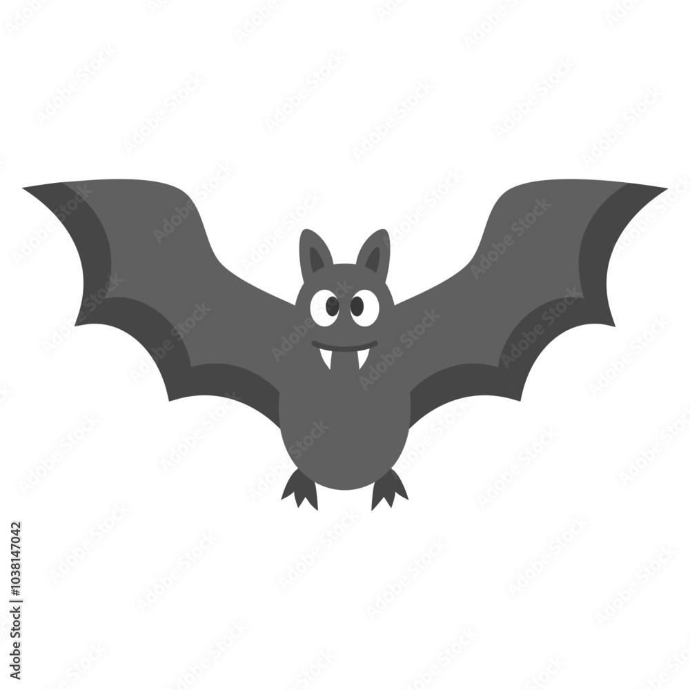 Fototapeta premium bat animal flat illustration