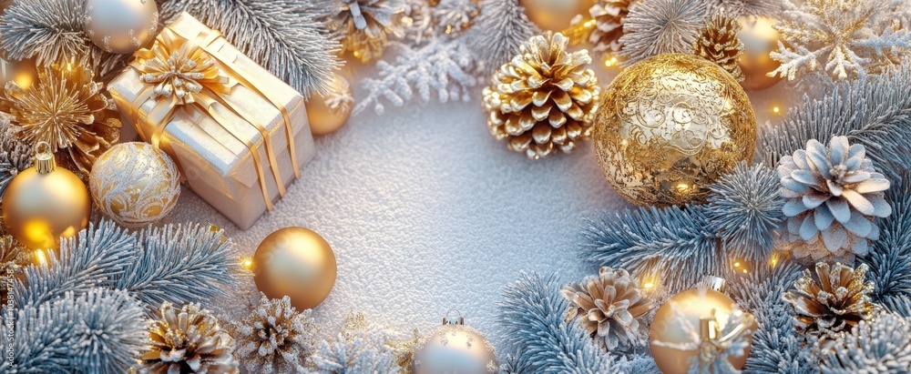 The Golden Christmas Decoration The Golden Christmas Decoration