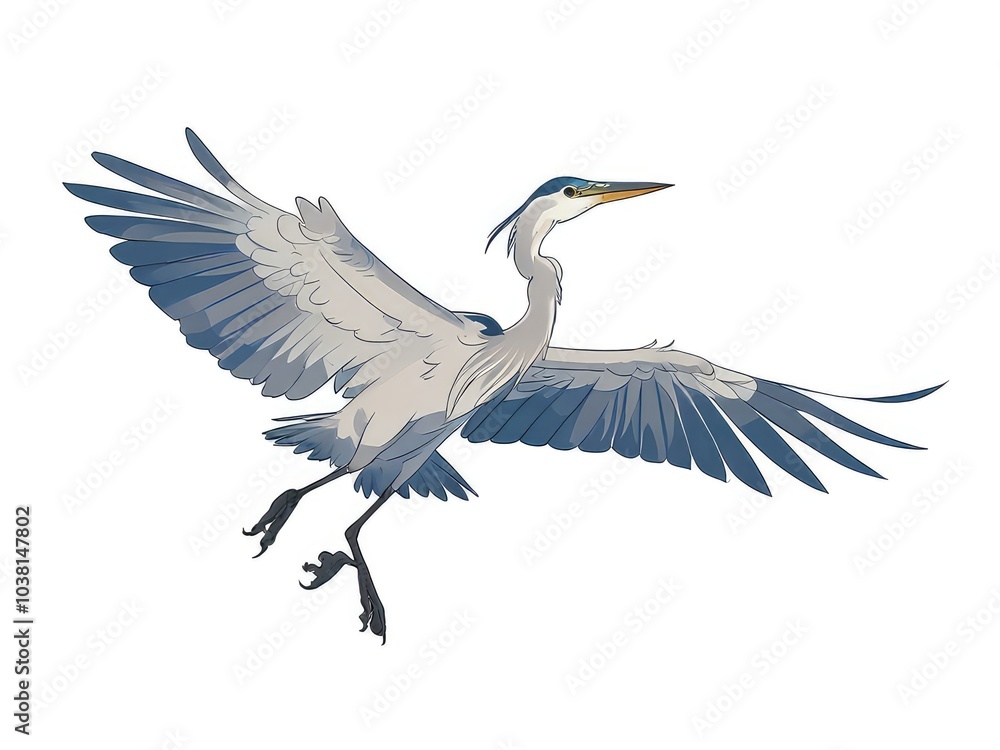 Fototapeta premium great blue heron ardea cinerea,great blue heron