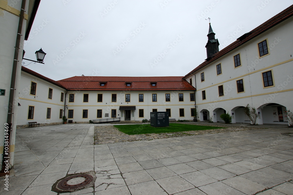Škofja Loka Bischoflack is a medieval town in Upper Carniola Slovenia - Loka Castle