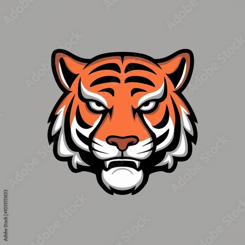 tiger head vector mascot