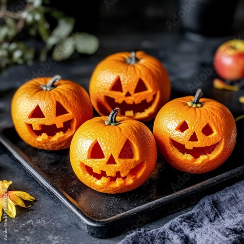 Delight in the festive spirit of halloween with these playful and spooky pumpkin decorations ready to bring joy and fright to your celebration