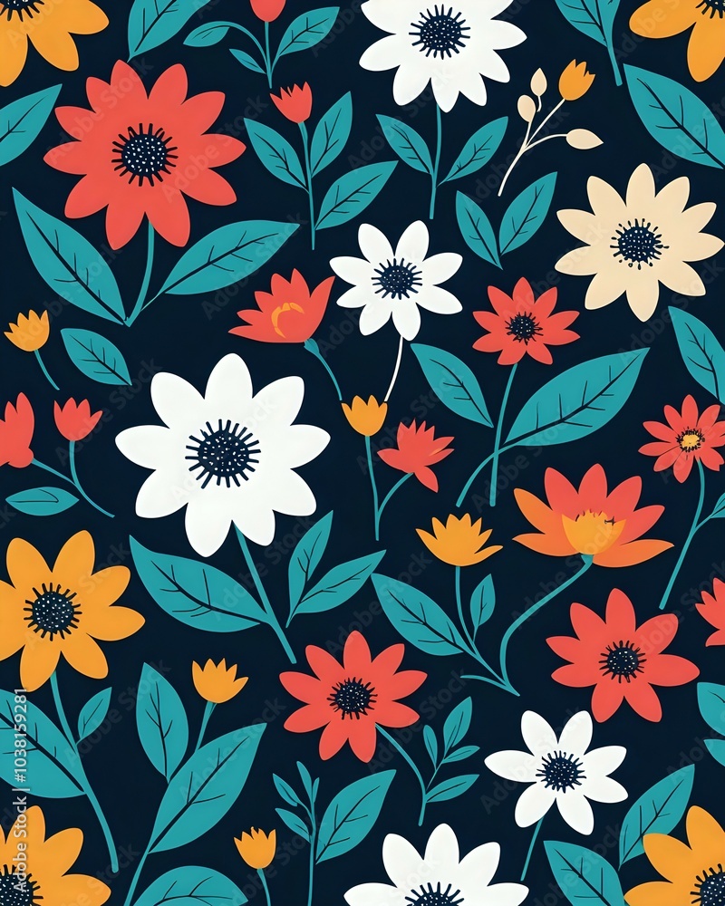 seamless floral pattern seamless floral pattern