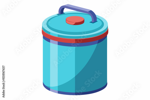 Flat design jerry can vector graphics