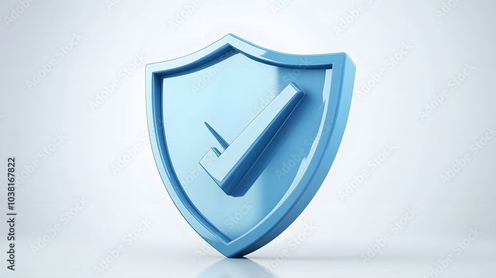 cartoon 3d Icon safety shield check mark perspective . Blue symbol security safety icon. Checkmark in minimalistic style. 3d vector illustration. white background cartoon 3d Icon safety shield check mark perspective . Blue symbol security safety icon. Checkmark in minimalistic style. 3d vector illustration. white background