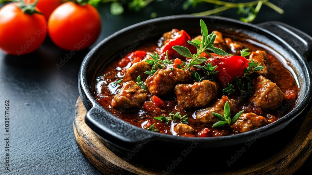 Flavorful Goulash with Fresh Herbs and Paprika Flavorful Goulash with Fresh Herbs and Paprika