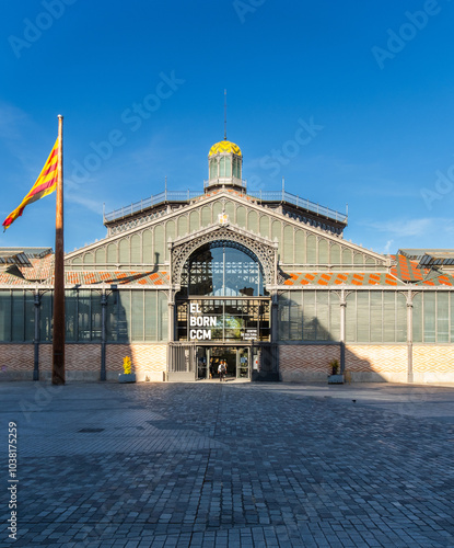 Der ehemalige Markt im Stadteil El Born. Der Markt beherbergt jetzt ein Museum, Barcelona, Spanien photo