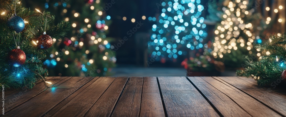 The Rustic Christmas Tree Scene The Rustic Christmas Tree Scene