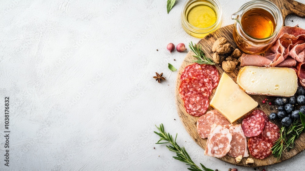 custom made wallpaper toronto digitalElegant Dinner Concept with Charcuterie Board Featuring Assorted Meats, Cheeses, Nuts, and Fresh Fruits