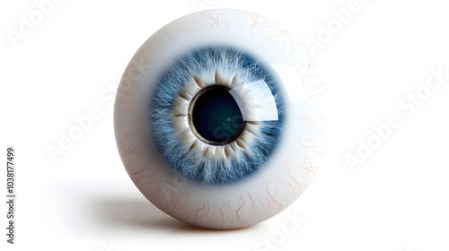 Google Eye On a white background, isolated