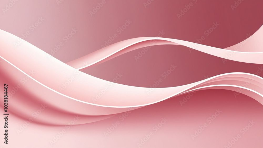 A serene and calming illustration featuring a soft pink background that gradates from light to dark,generative ai A serene and calming illustration featuring a soft pink background that gradates from light to dark,generative ai